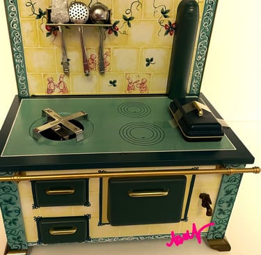 toy tin stove Muffy VanderBear Jam Session