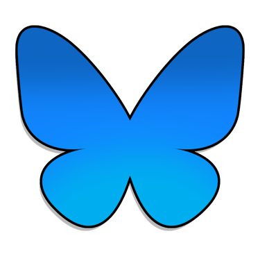 a blue butterfly butterfly, the bluesky logo, twitter's replacement