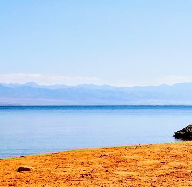 Étoile bédouine Ras shitan Egypte Vue sur la plage