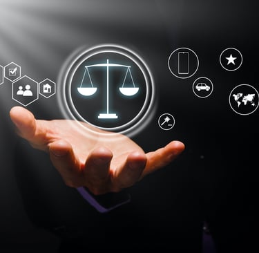 a person holding a scale scale with a scale scale of scale and a scale of