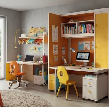 Escritorios elevables para niños