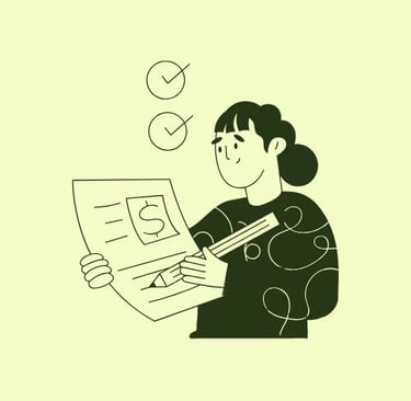 Femme tenant un stylo et est prête à signer une offre commerciale