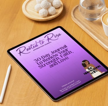 Rooted to Rise Affirmation Journal for The Uncommon Wife