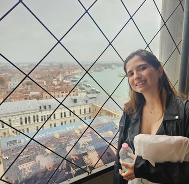 Foto tirada na Torre Campanário de San Marco, em Veneza