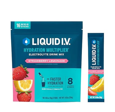 Electrolitos en polvo Liquid IV para mantenerse hidratado en Disney y Universal