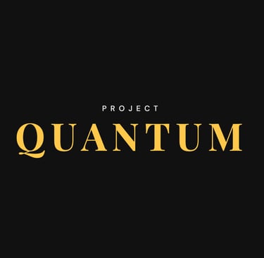 Project Quantum AI hackathon banner by Quantum Education Technology