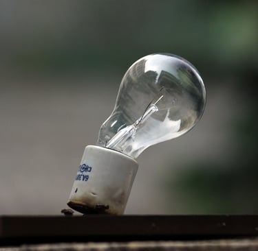 lampe cassée