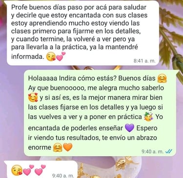 TESTIMONIOS CURSO DE RESINA