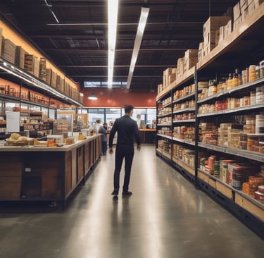 people standing near building
