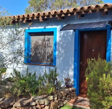 Exterior de la Habitación 4 Blu, habitación tranquila en el campo cerca de Olbia