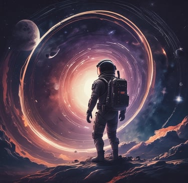 astronaut with white background