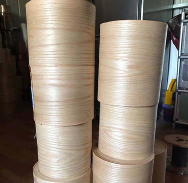 natural oak wood edge veneer for profile wrapping veneer 