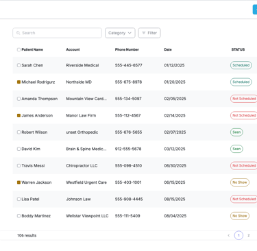 Track & Manage inbound and outbound referrals