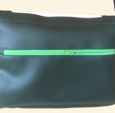 poche zippée sac rabat