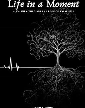 a tree with a heartbeat in the middle of it . Life in a Moment book cover