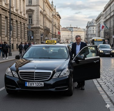 "Taxi van DenHaag naar Schiphol"
