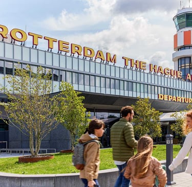 Taxi naar rotterdam airport voor vakantie