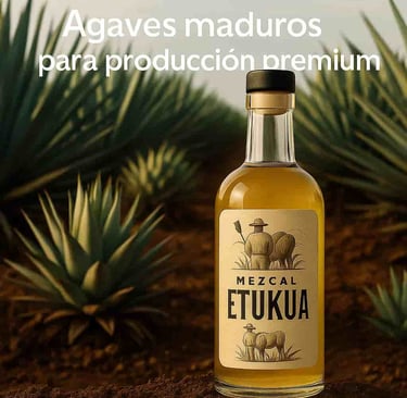 Plantas de agave en campo mostrando madurez óptima para cosecha