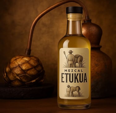 Alambique de barro tradicional para elaboración de mezcal artesanal ancestral