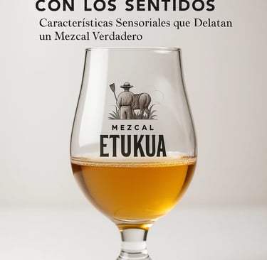 Una copa de mezcal  de etukua 