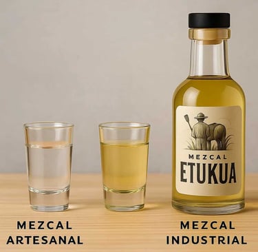 xperiencia de cata comparativa entre mezcal artesanal e industrial