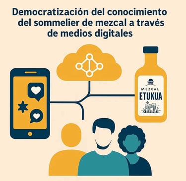 Collage de iconos que representan la accesibilidad: un teléfono móvil, una nube de conexión, una bot