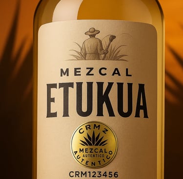 Botella de mezcal