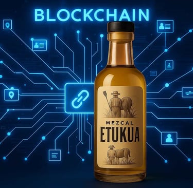 Representación del futuro de la protección del mezcal usando blockchain y transparencia