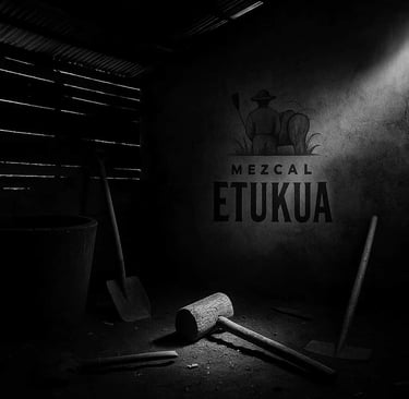  Palenque de mezcal abandonado mostrando el impacto social de las falsificaciones.