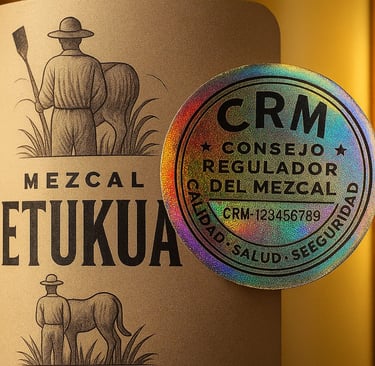 Sello crm del mezcal etukua