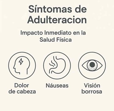 Alt text: Botella de Etukua con símbolos de seguridad y autenticidad que previenen consecuencias 