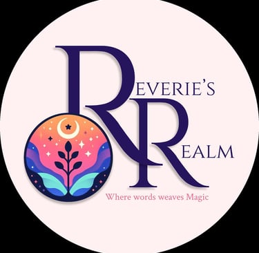 The logo of Reverie's Realm, a mystic poetical sanctuary | Reverie's Realm | Aarushi Jain Writes