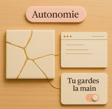 Créer son site web avec Or et lien en restant autonome