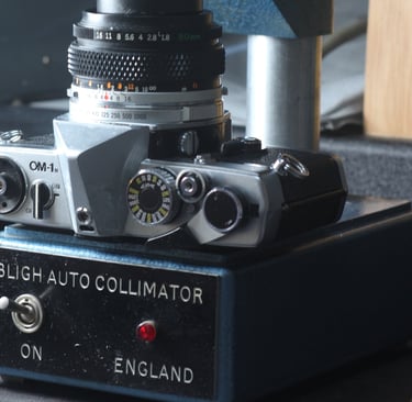 Camera being recalibrated