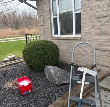 a photo of a houses front window i cleaned in windsor ontario