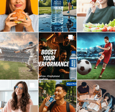 Social media poster of aqua prime