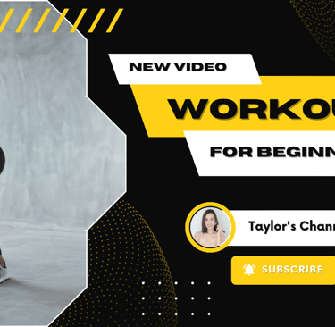 graphic poster of girl doing exercise 