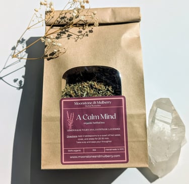 a picture of the A Calm Mind Herbal Tea product
