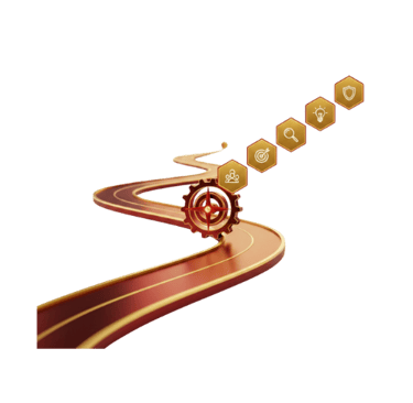 engine aligning with strategies and goals into positive results