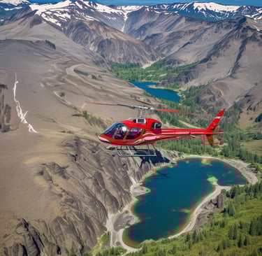 Helicopter Tours Mt St Helen, Mt Rainer, Mt Hood, Crater Lake
