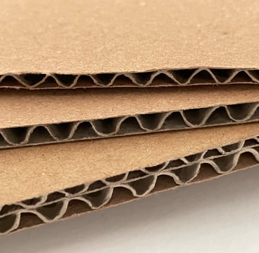 Kardus Corrugated Single Wall dengan Double Wall