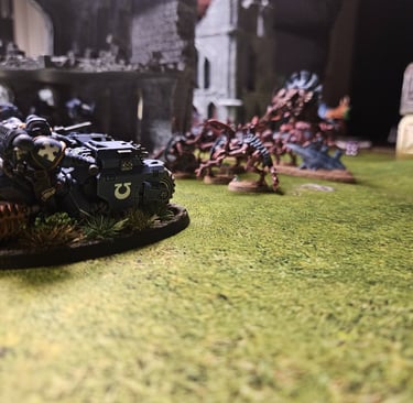 Outriders on the charge