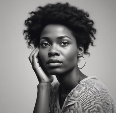 man holding broken mirror