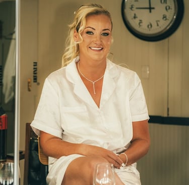Bride getting ready wedding morning Avalon Castle Melbourne bridal prep photography