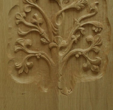 Pancras Lane Benches by Sarah Liptrot - Tree