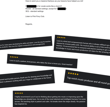 5 star testimonials