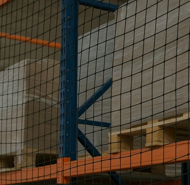 Malla de seguridad para almacen