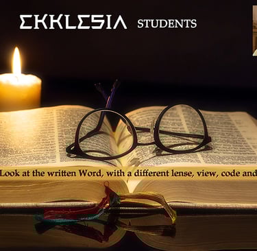 a candle lite up in the dark by an open bible
