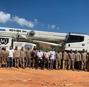 Há equipes distribuídas em outras localidades, garantindo uma presença abrangente e colaborativa.