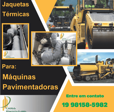 Jaquetas Térmicas para máquinas pavimentadoras